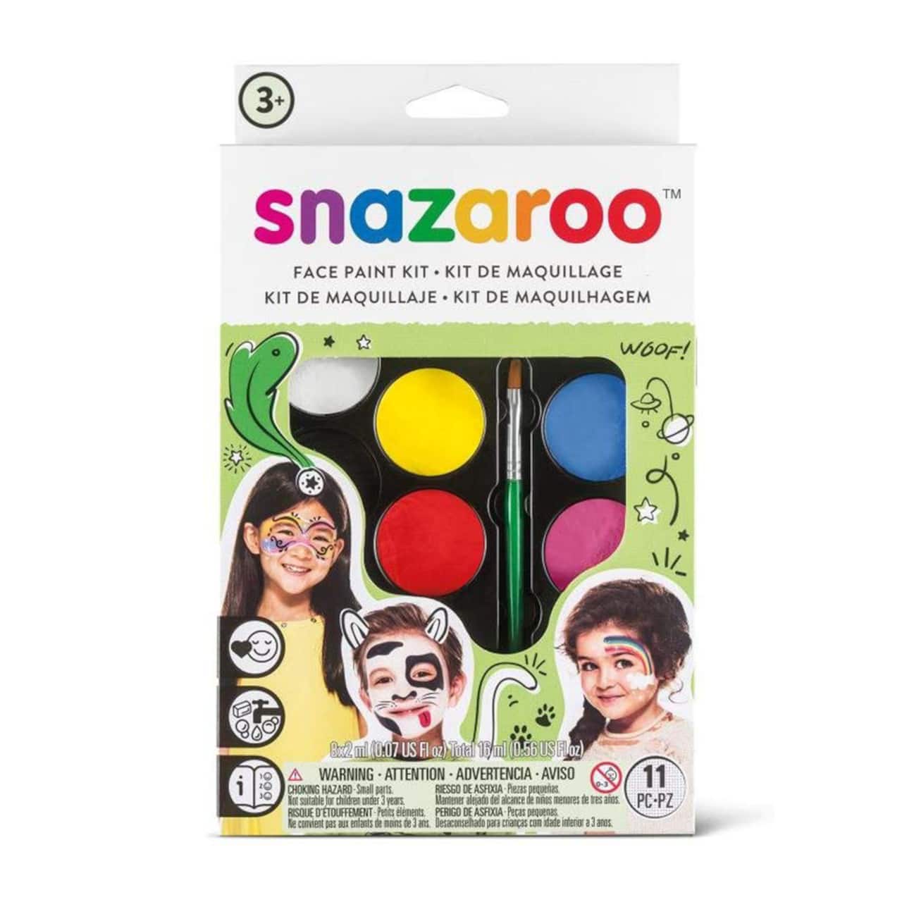 12 Pack: Snazaroo™ Rainbow Face Paint Kit